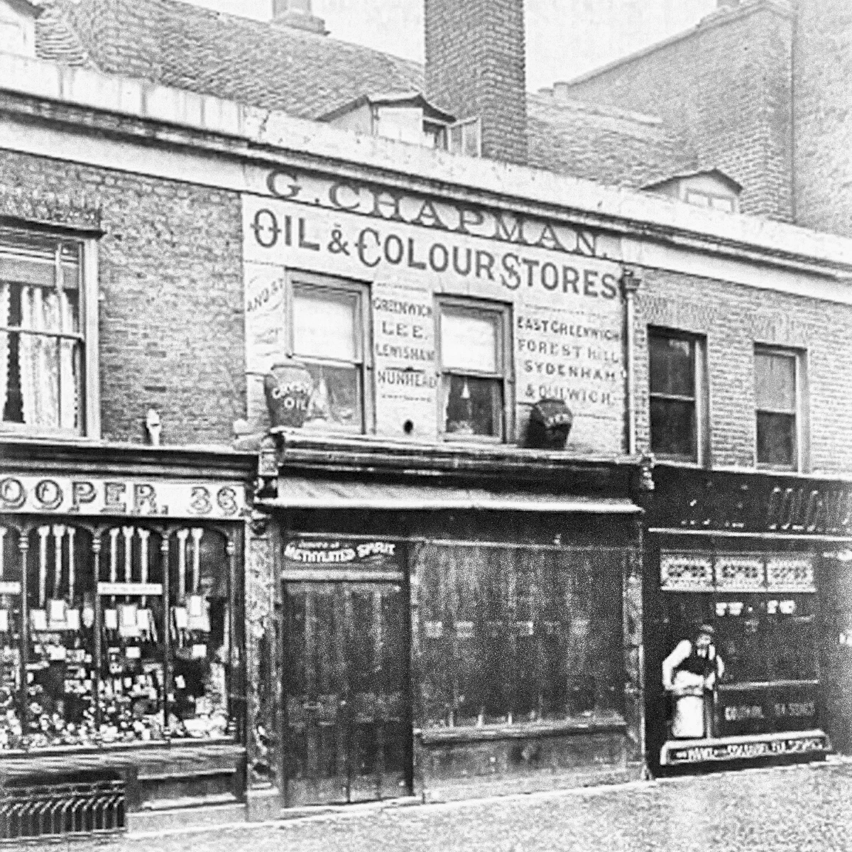 Chapman’s Oil and Colour Store at 34 Deptford High Street, 1905