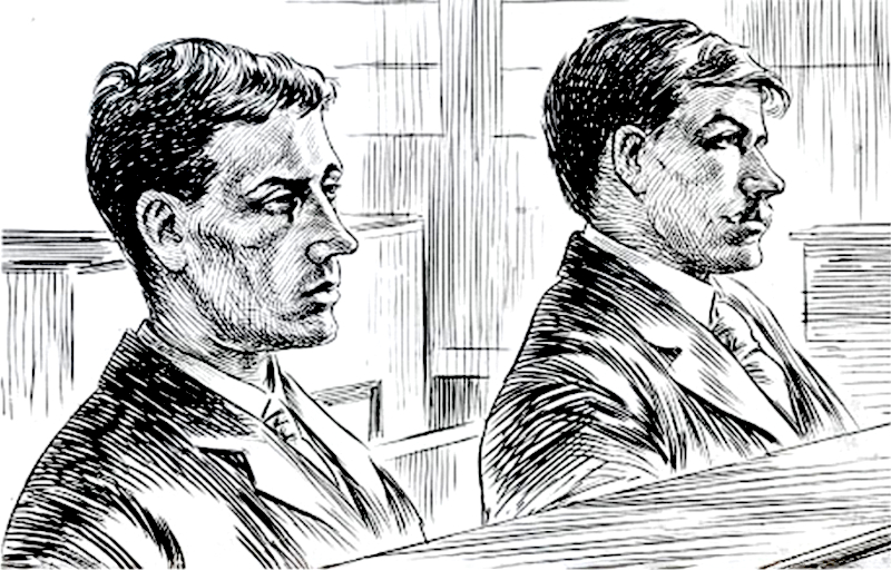 Alfred and Albert Stratton at their trial
