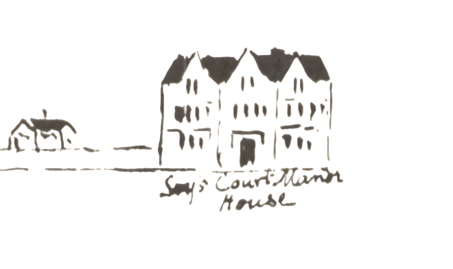 Sayes Court Manor House in 1623